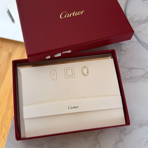 Cartier Red Box + Note Cards Notebooks & Journals